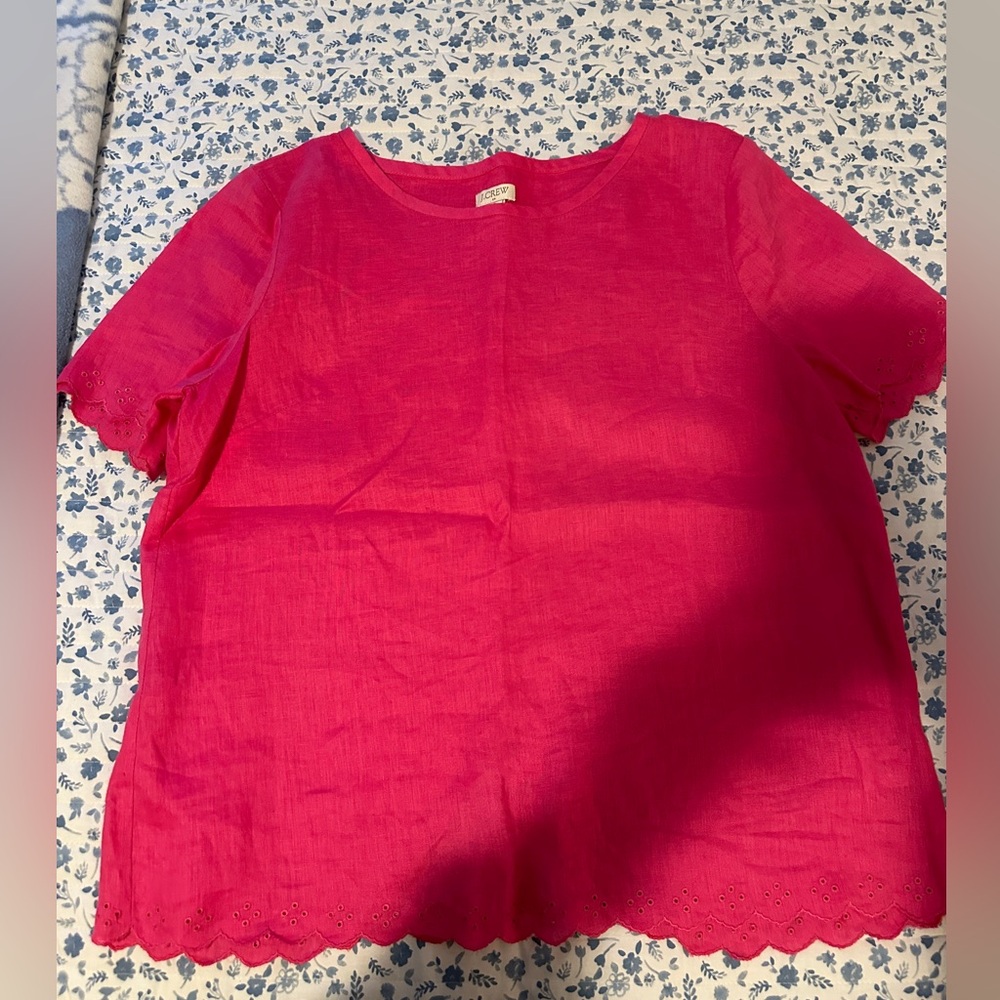 J Crew Factory Linen Top